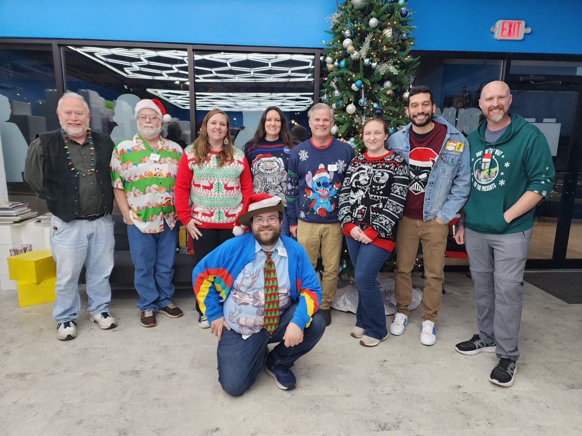 Members gathering for a holiday event